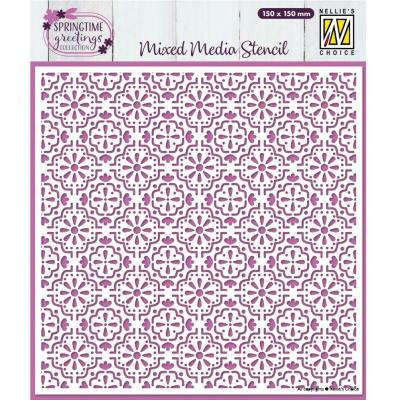Nellie's Choice Stencil - Easter Tiles
